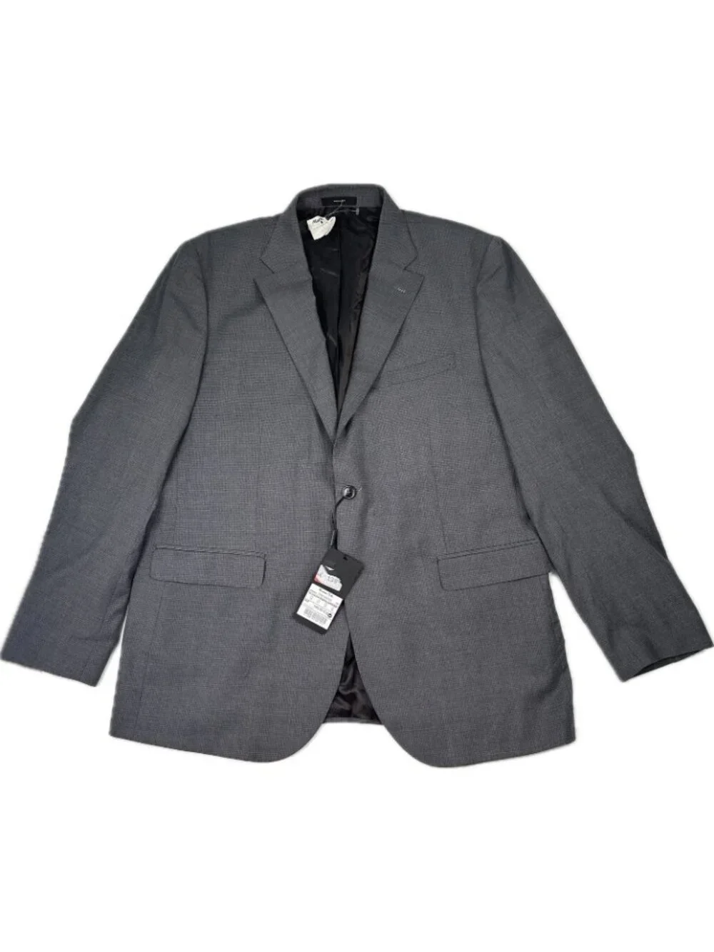 Massimo Dutti Men’s Extrafine wool grey blazer Sport Coat size 48R NWT